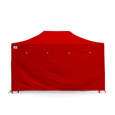 3m x 4.5m Gala Shade Pro Gazebo Red Sidewalls
